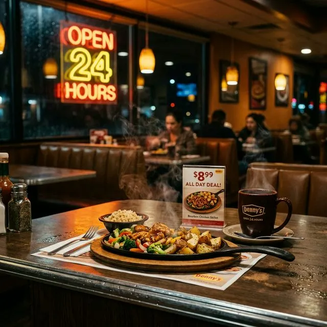 Denny's Late-Night diner value meal