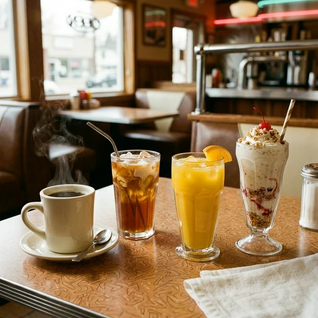 Dennys 16 Breakfast Drinks - Denny's Menu USA 2026