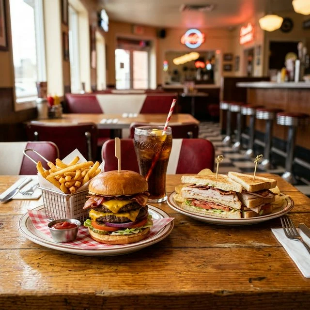 Dennys 7 Burgers Sandwiches - Denny's Menu USA 2026
