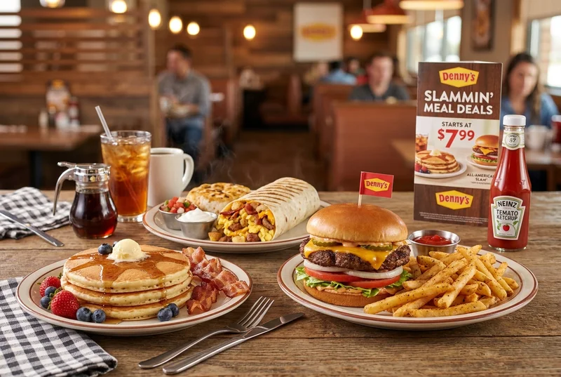 Denny's $2 $4 $6 $8 Menu replacement - Slammin' Meal Deals 2026