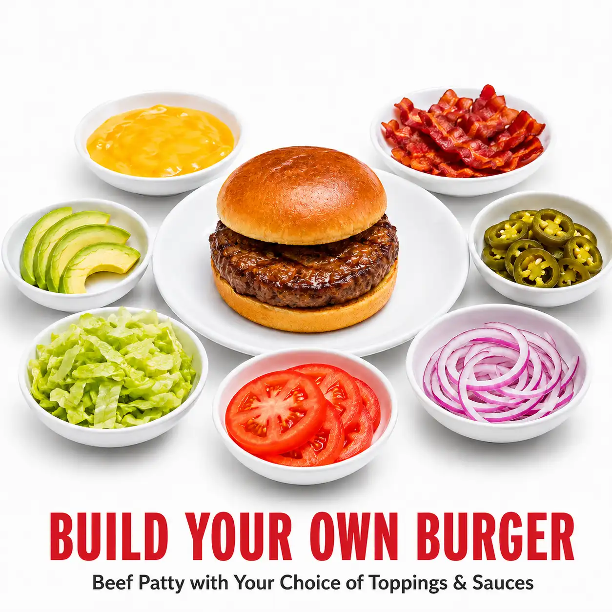 Denny's Build Your Own Burger