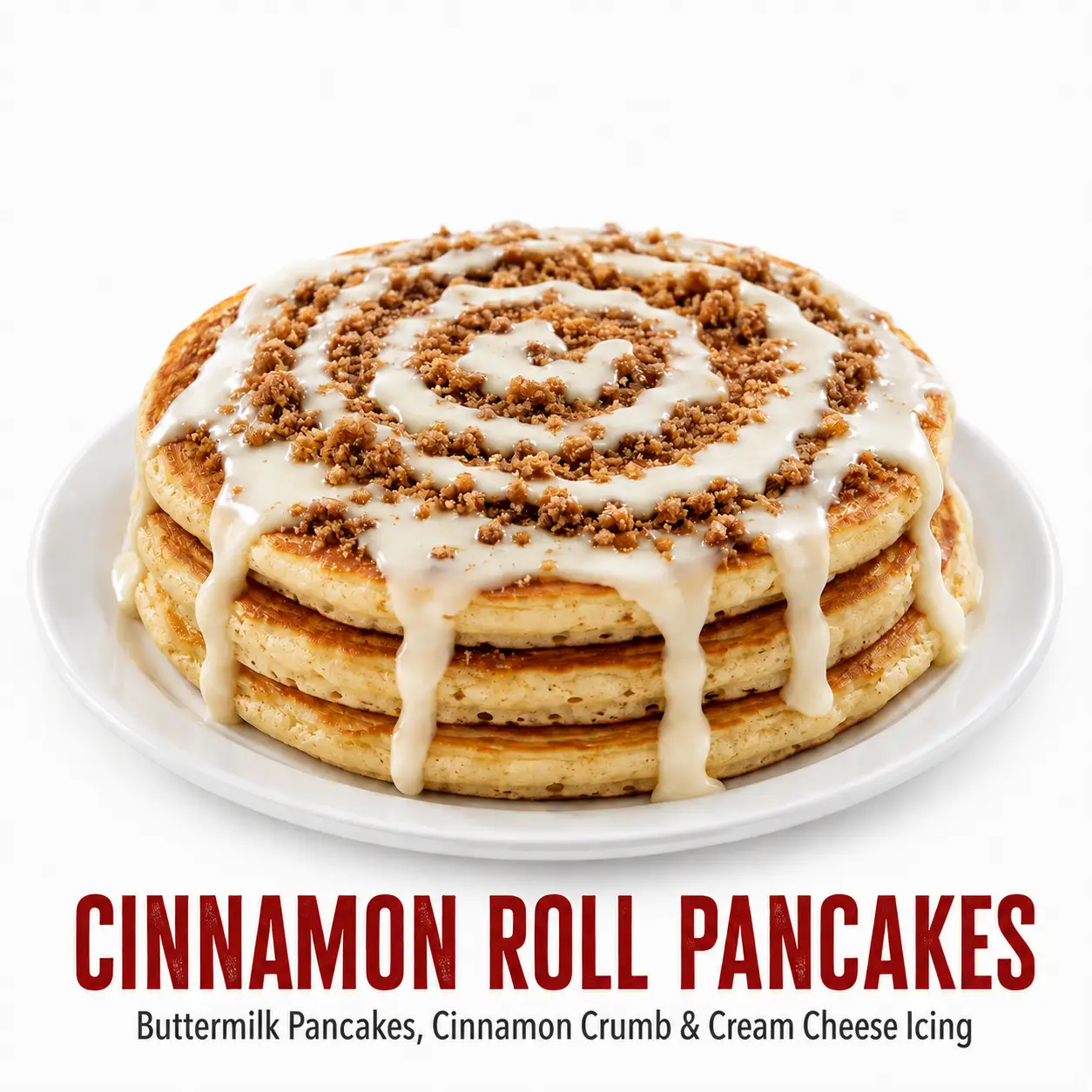 Cinnamon Roll Pancakes
