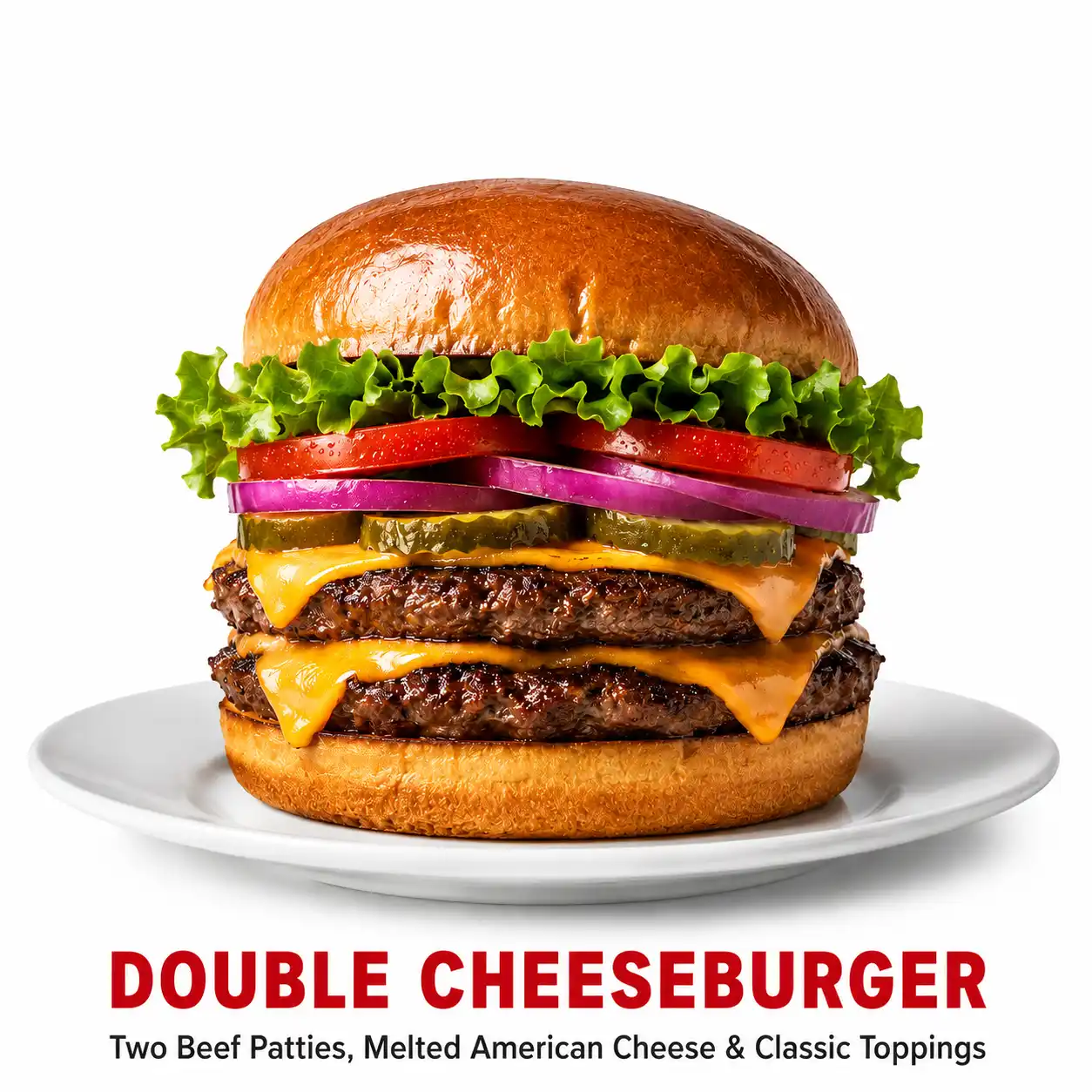 Denny's Double Cheeseburger